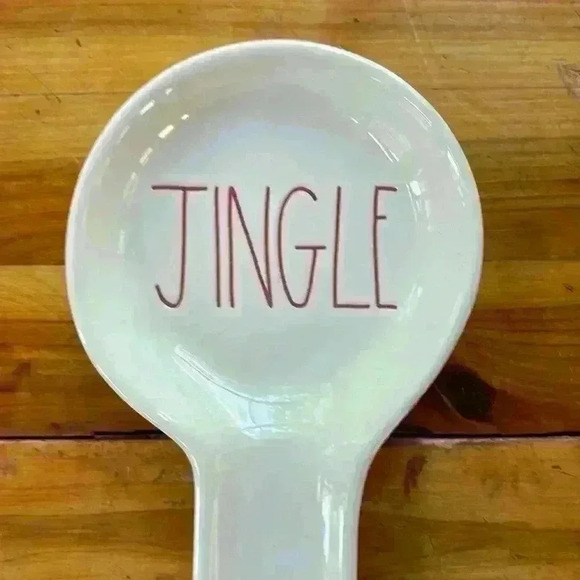 3 Rae Dunn Spoon Rest JINGLE Great For Christmas/Holiday Season - Picture 2 of 5